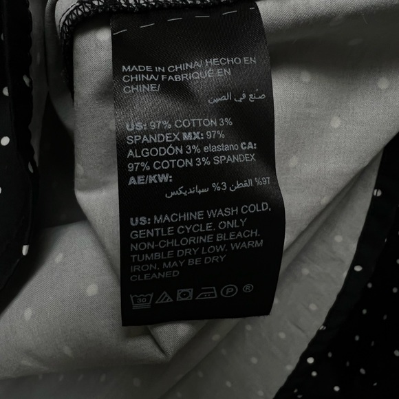 WHBM polka dot dotted shirt dress, 0 - Picture 16 of 16